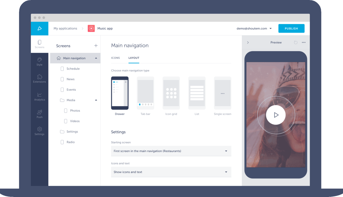 mobile app builder